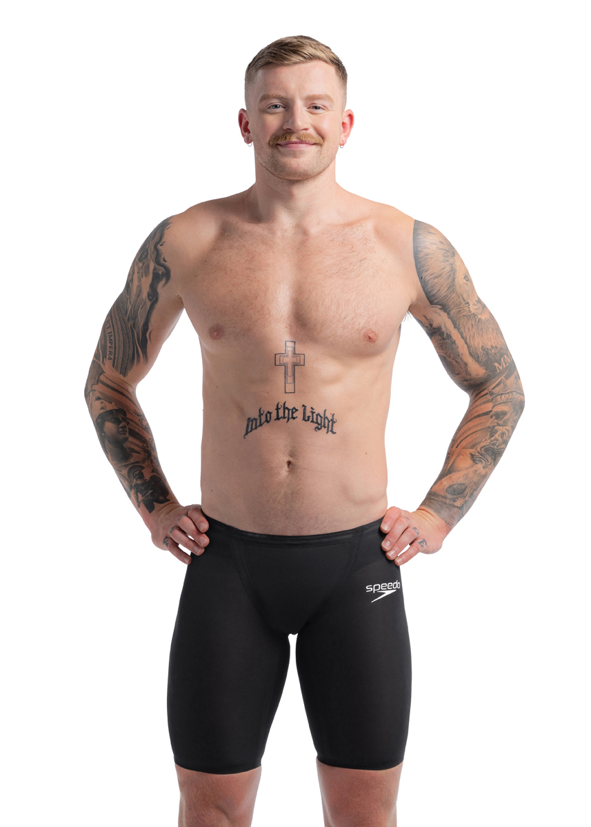 【美品】speedo Pure Intent High Waist Jammer Grab the Speedo Fastskin LZR Pure Intent - Unleash Your Speed Now!