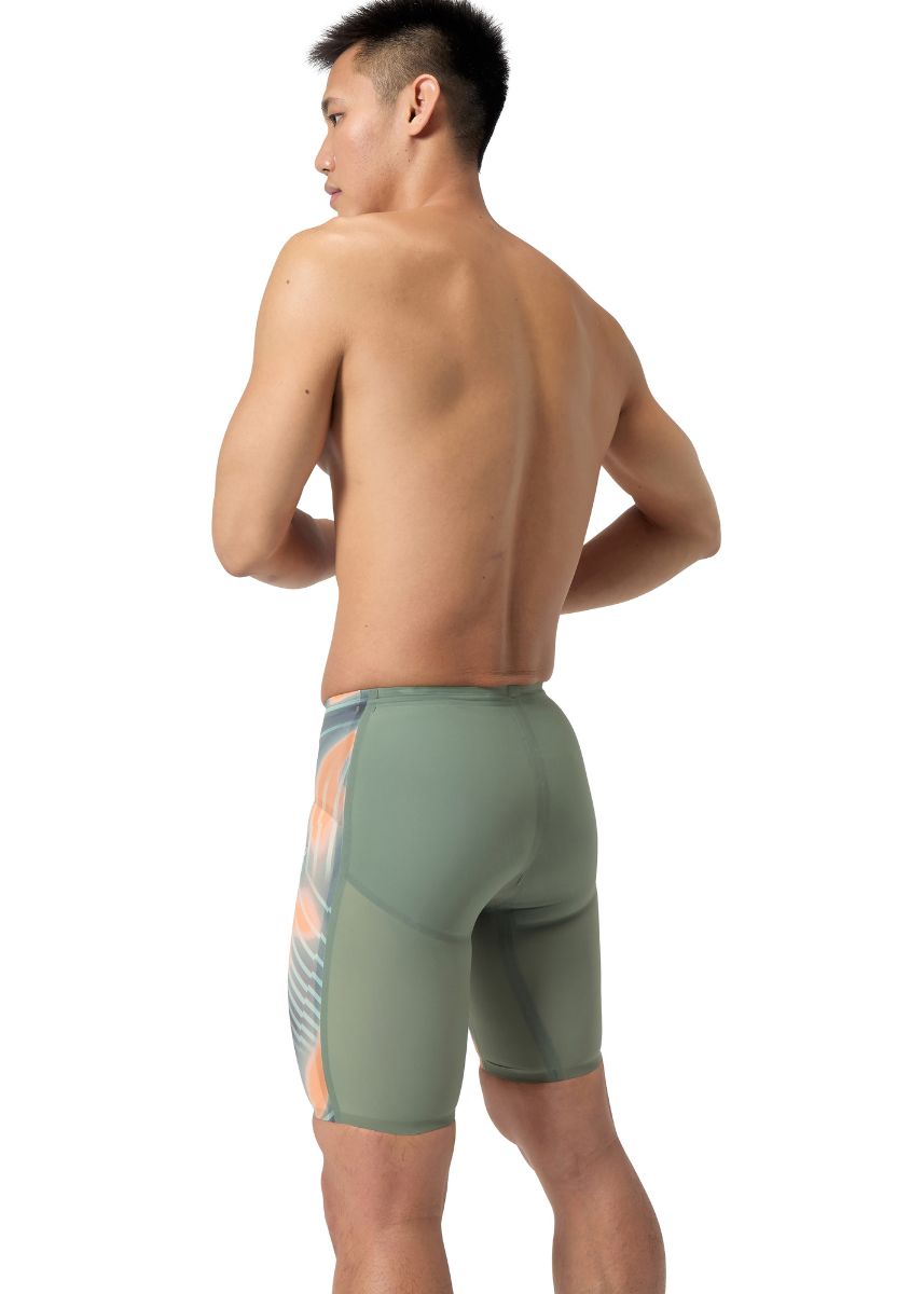 Speedo Fastskin LZR 純 Valor 2.0 高腰 Jammer - 綠色/橙色