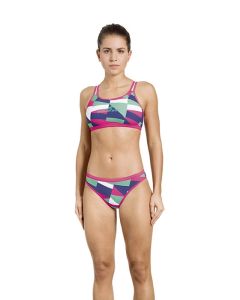 Aquafeel Digital Slash Mini-Cross Back Bikini