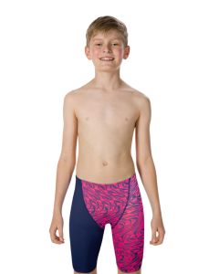 Speedo Junior Boy's Fastskin Endurance+ Highwaist Jammer - Navy / Refracwave