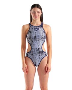 Arena Kadınlar için Tek Parça Lake Mayo, Çok Renkli / Beyaz / Lacivert