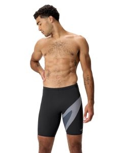  Speedo Λογότυπο Hyperboom Jammer - Μαύρο / Γκρι 