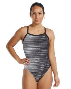 TYR DiamondFit Durafast Elite Speedwarp 泳衣 - 鈦金屬