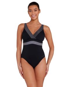 Zoggs महिलाओं का सीफ़ेयरर स्क्वायर बैक स्विमसूट