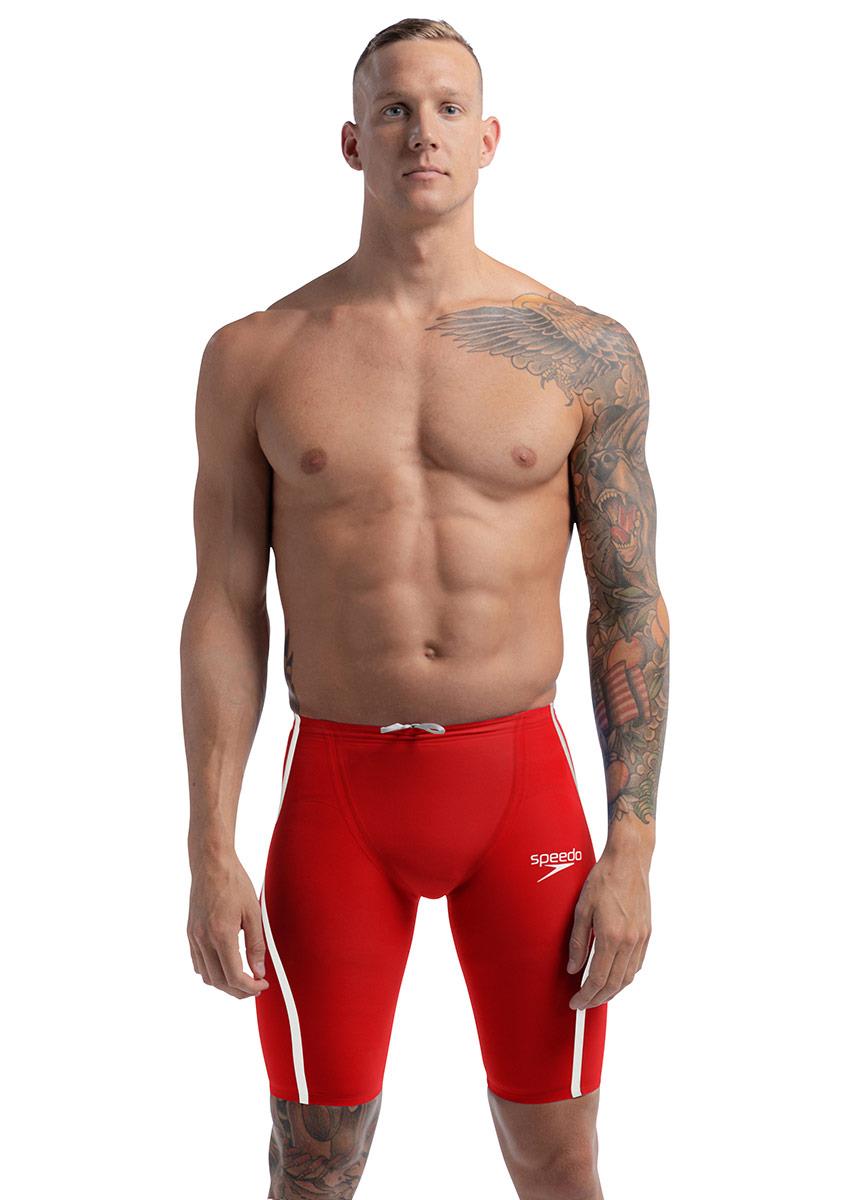 Unlock Speed! Fastskin LZR Pure Valor 2.0 Jammer - Red/Blue