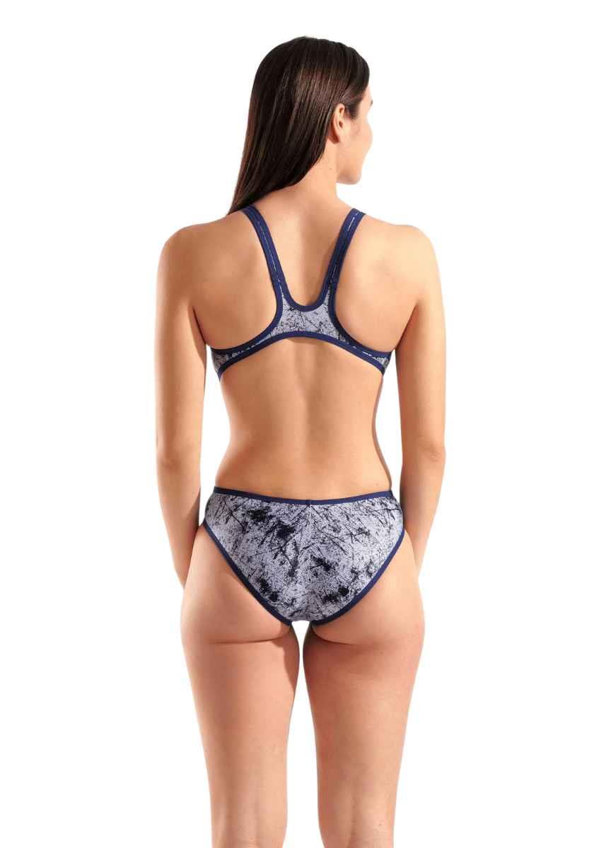 Arena Kadınlar için Tek Parça Lake Mayo, Çok Renkli / Beyaz / Lacivert