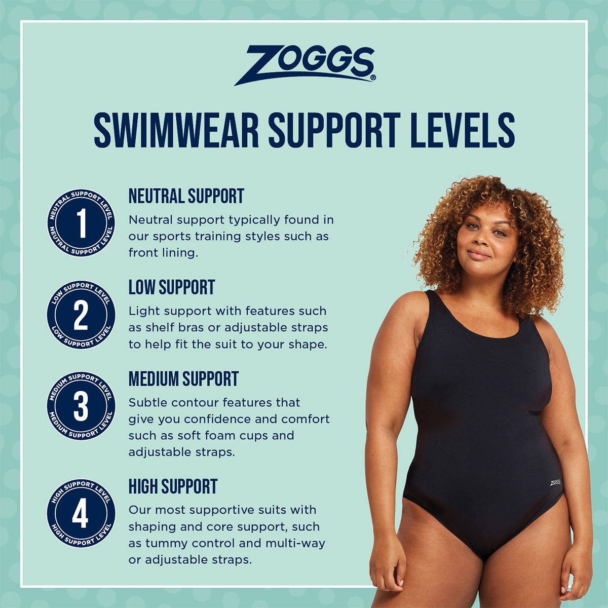 Zoggs Blaze Skyback Swimsuit - Black / Magenta - Image 3