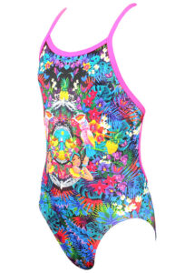 AMANZI Girls Tropicana Swimming Costume