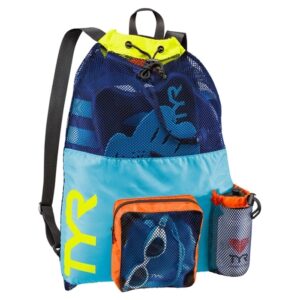 TYR Big Mesh Mummy Bag Large – Blue/Yellow