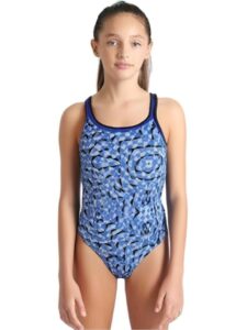 Dolfin Girls Optik Swimsuit - Blue