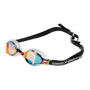 Speedo Fastskin משקפי מגן Speedsocket 2 עם מראות - לבן / נחושת