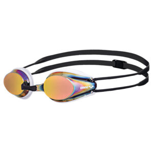 Arena Tracks Mirrored Racing Goggles - Red Revo