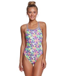 נשים Dolfin בגד ים עם גב V-2 של Whimsy
