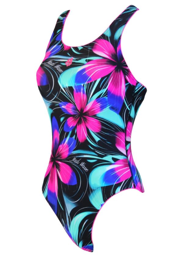 Mad Wave Women's Flex Swimsuit - Black / Pink-0