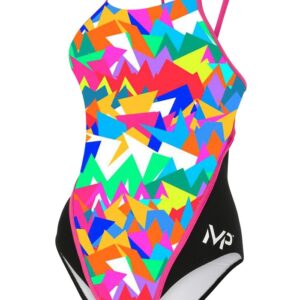 MP Michael Phelps בגד ים Belvaros לבנות עם גב פתוח