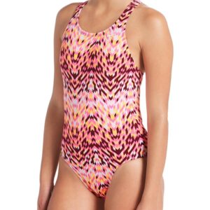 Nike Digi Arrow Powerback Swimsuit - Fuchsia