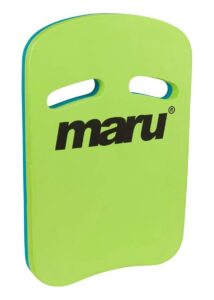 Maru Two Grip Kickboard - Blue / Lime