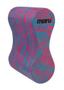 Maru Swirl Pull Buoy - Blue / Pink