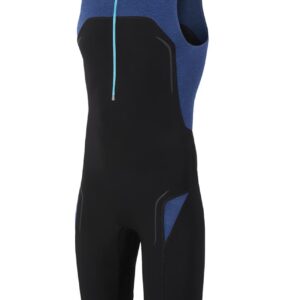 Zone3 Men's Performance Culture Sleeveless Tri suit - Marl Navy / Black / Grey-0