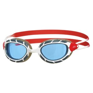 Zoggs Predator- White/Red/Tint-0