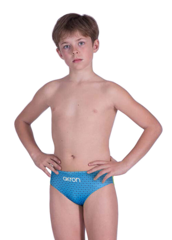 Akron Boys Addison 4 colours Brief - Sky Blue / Yellow-0