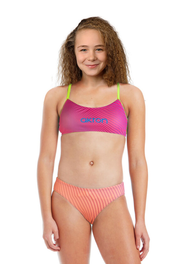 Akron Girls Belari Swim Bikini - Pink-0
