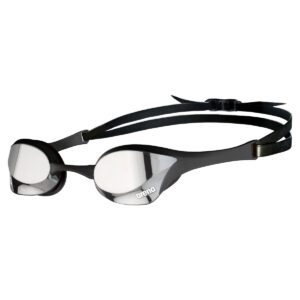 Arena Cobra Ultra Swipe Mirrored Goggles - Silver / Black-0