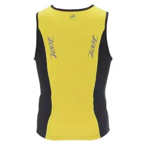 Zoot Suit Men’s Performance FZ Tri Tank – Black / Yellow