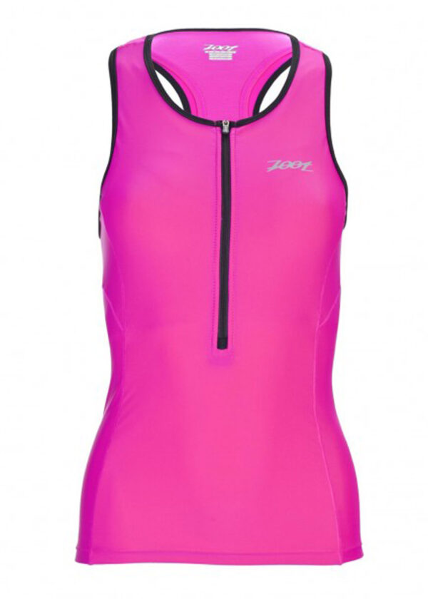 Zoot Suit Women's Performance Tri Racerback Top - Passionfruit-0