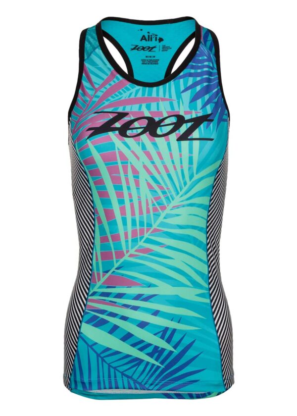 Zoot חולצת Ali Tri Racerback לנשים - הדפס כף יד-0