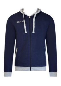 Akron Junior Tampa Tracksuit Top - Navy Blue/Grey