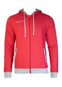 Akron Tampa Tracksuit Top - Red / Grey