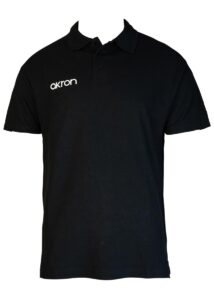 Akron Junior Break Polo Shirt - Black