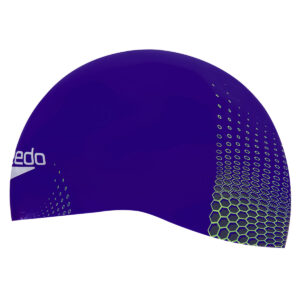 Speedo Fastskin כובע – סגול/צהוב פלואורסצנטי/אפור אוקסיד