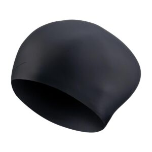 Nike Long Hair Silicone Cap - Black