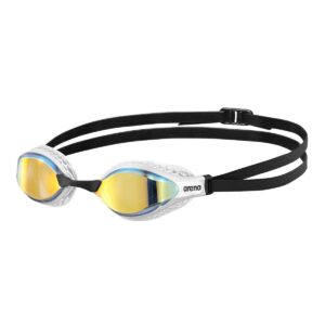 Arena Airspeed Mirrored Goggles - Yellow Copper / White-0