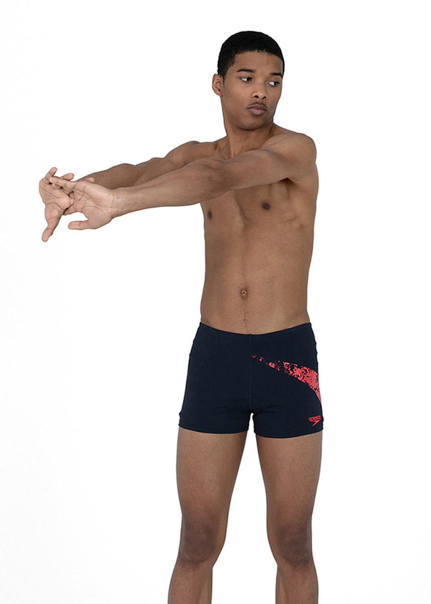 Speedo メンズ BoomStar プレースメント アクアショートパンツ
