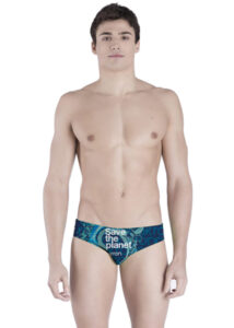 Akron Men's Save The Water Brief - Blue