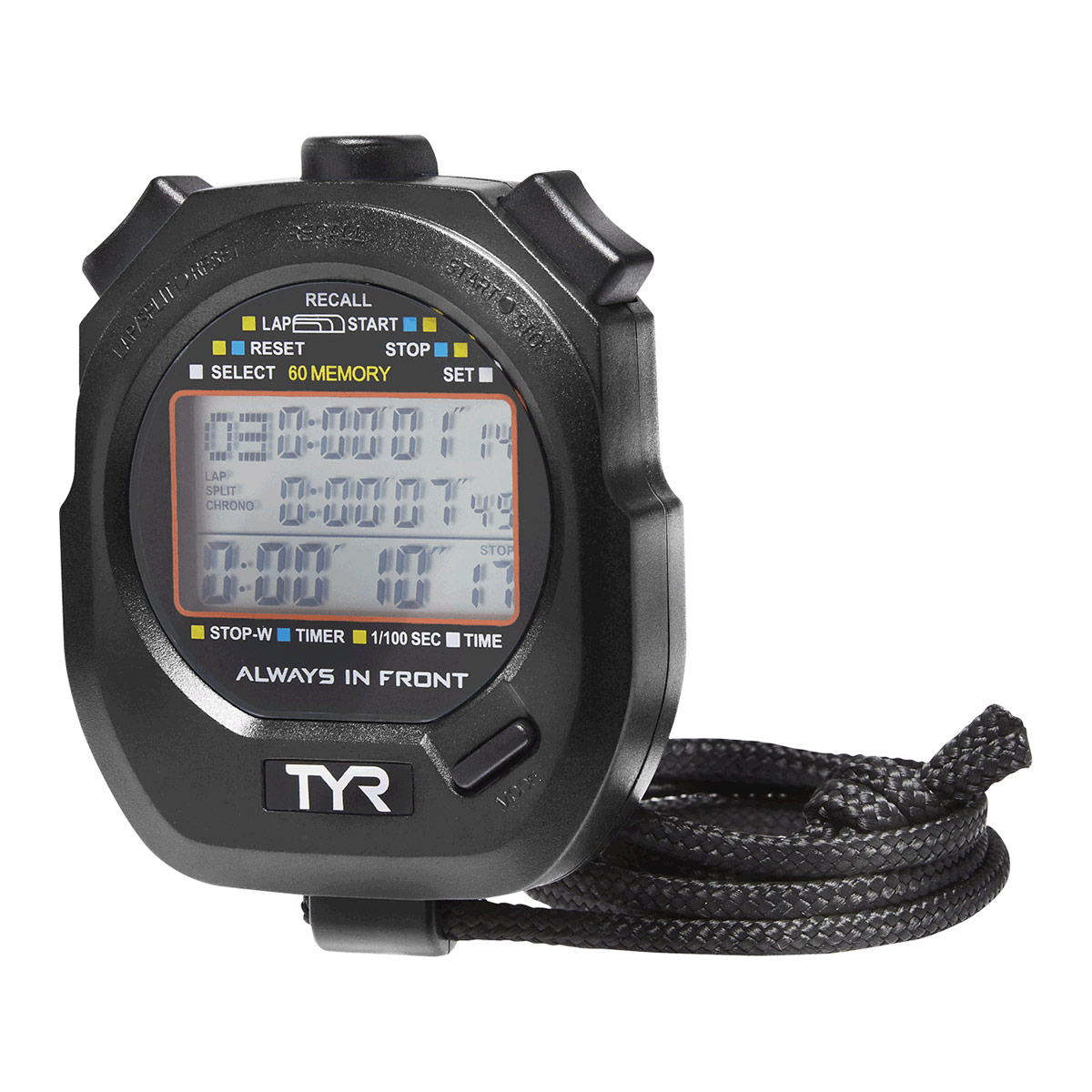 TYR Z200 Stopwatch - Black-0