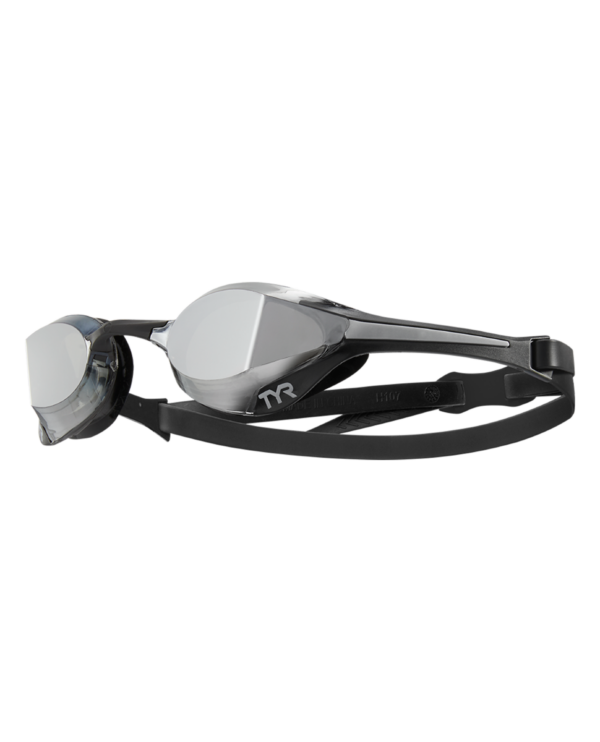 TYR Tracer X Elite Mirrored Goggles - Silver / Black
