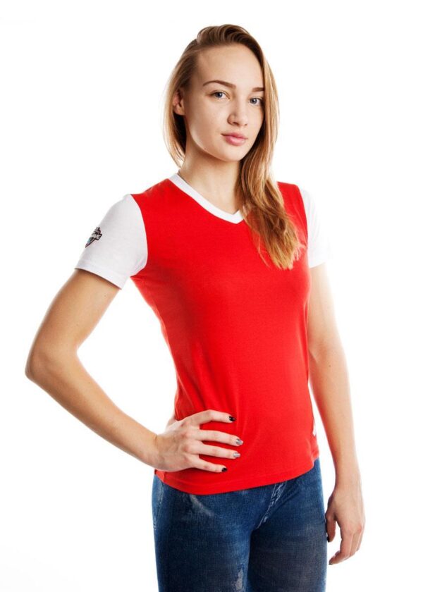 Mad Wave Women's Pro T-Shirt - Red / White-0