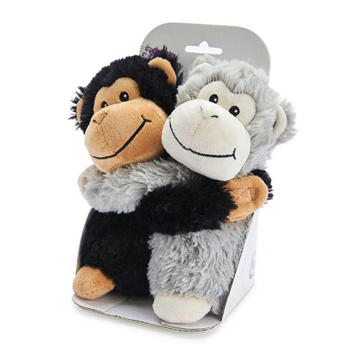 Warmies Warm Hugs Monkeys Microwaveable Soft Toy - 23 cm-0