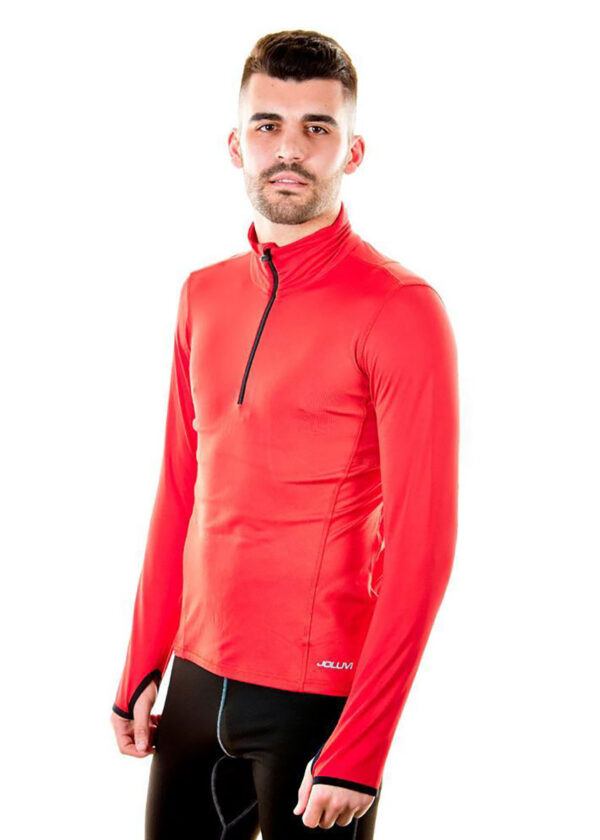 Joluvi Unisex Unkas Long Sleeved Top - Red-0