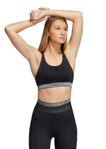 Adidas Dont Rest Branded Bra - Black
