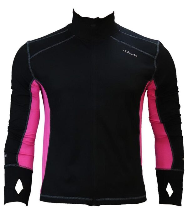 Joluvi Women's Power Core Jacket - Black/Pink-0