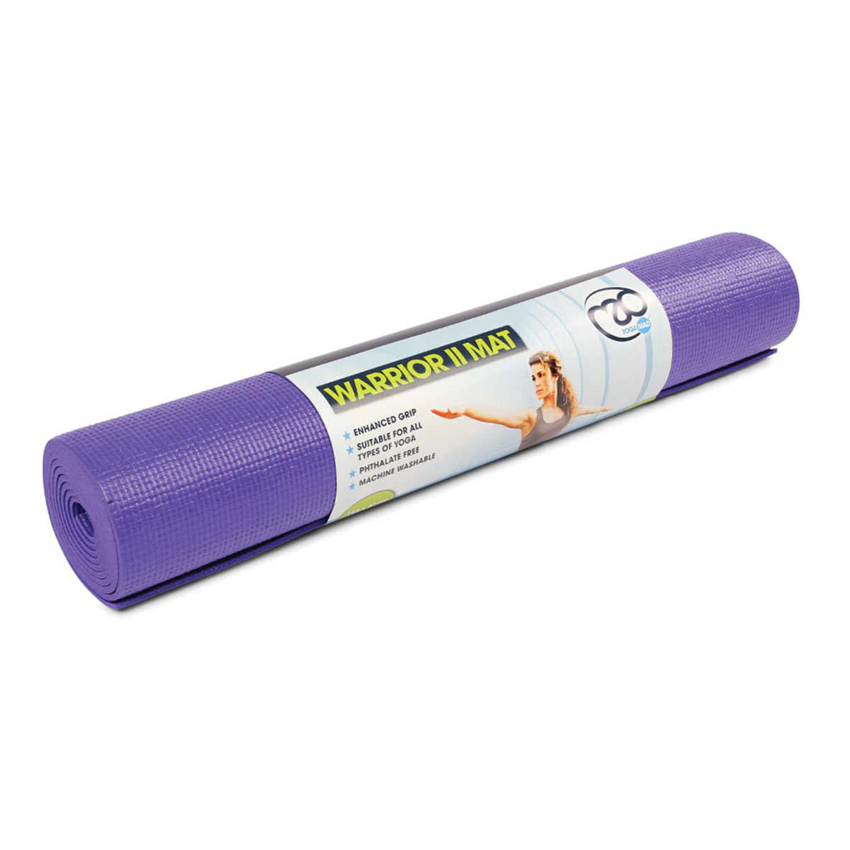 Fitness Mad Warrior Yoga Mat II 4mm - Purple-brand