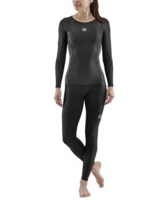 SKINS Series-3 Womens Long Sleeve Top - Black