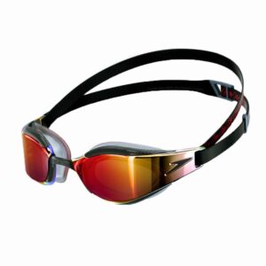 Speedo Fastskin משקפי מראה Hyper Elite - שחור / אפור אוקסיד / זהב אש-0