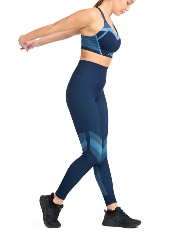 2XU חזיית Motion Tech לנשים - חצות / כחול אגם