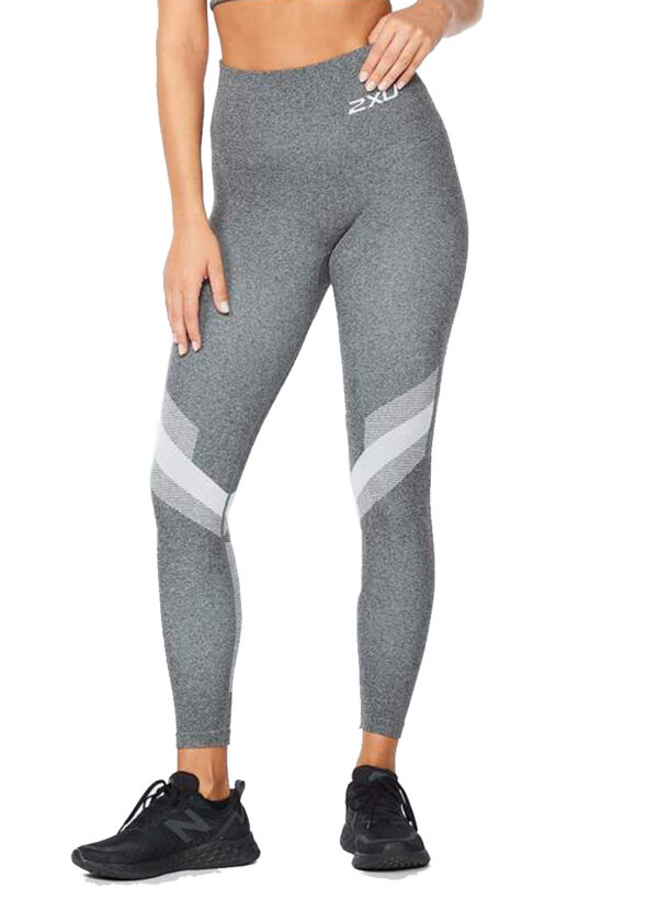 2XU טייץ Motion Tech לנשים - אפור מארלה-0
